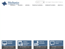 Tablet Screenshot of mechanics-coop.com